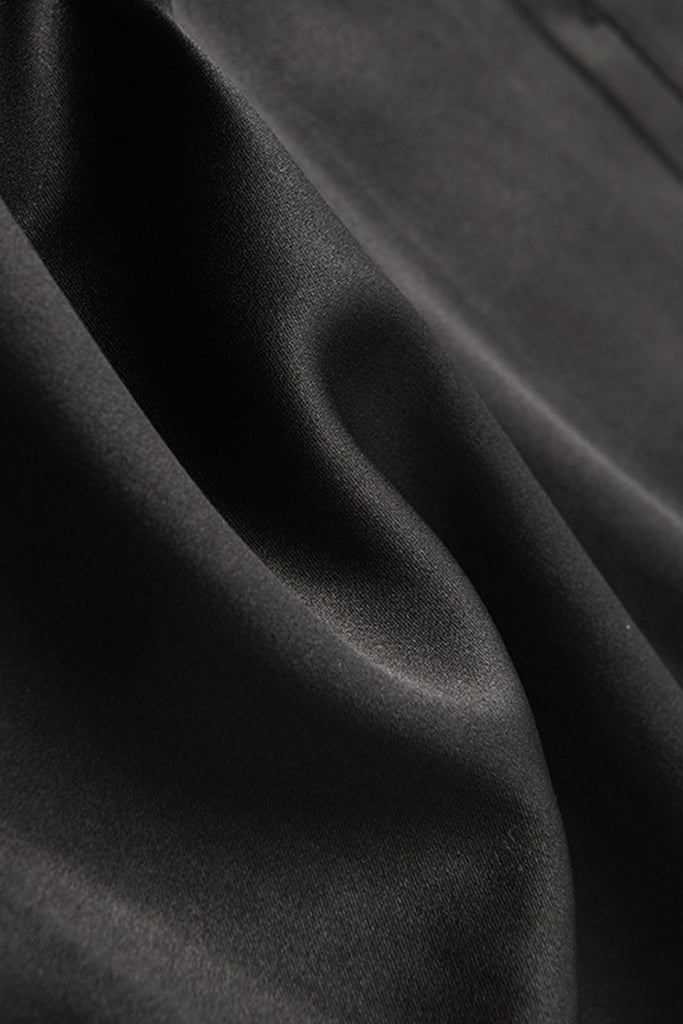 Black Wool Blend Collarless Cropped Tweed Jacket  Fibflx