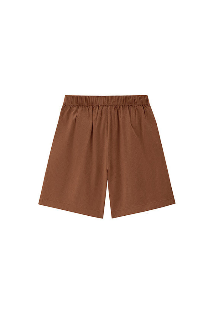 Breezy Pleated Tailored A-Line Shorts  Fibflx