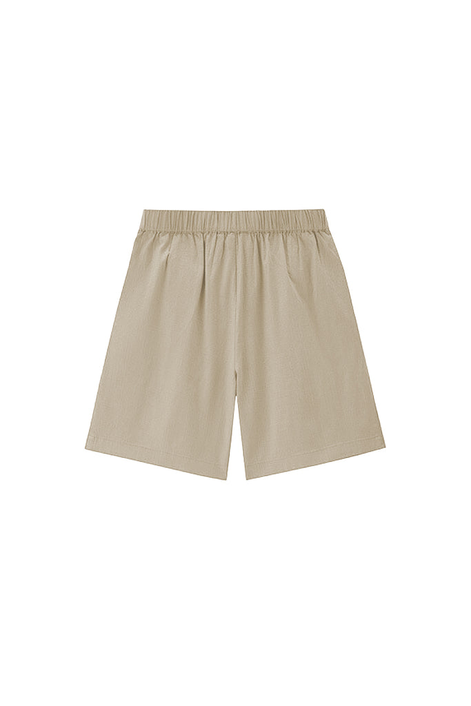 Breezy Pleated Tailored A-Line Shorts  Fibflx