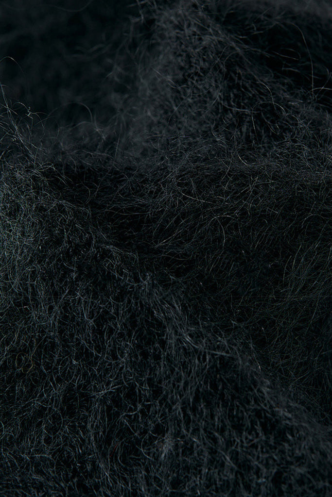 Brushed Cashmere Cherry Pattern Pullover Sweater  Fibflx