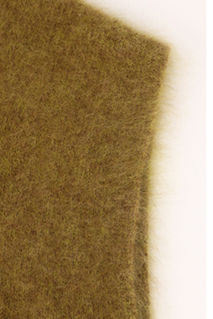 Brushed Cashmere Turtleneck Poncho Sweater  Fibflx