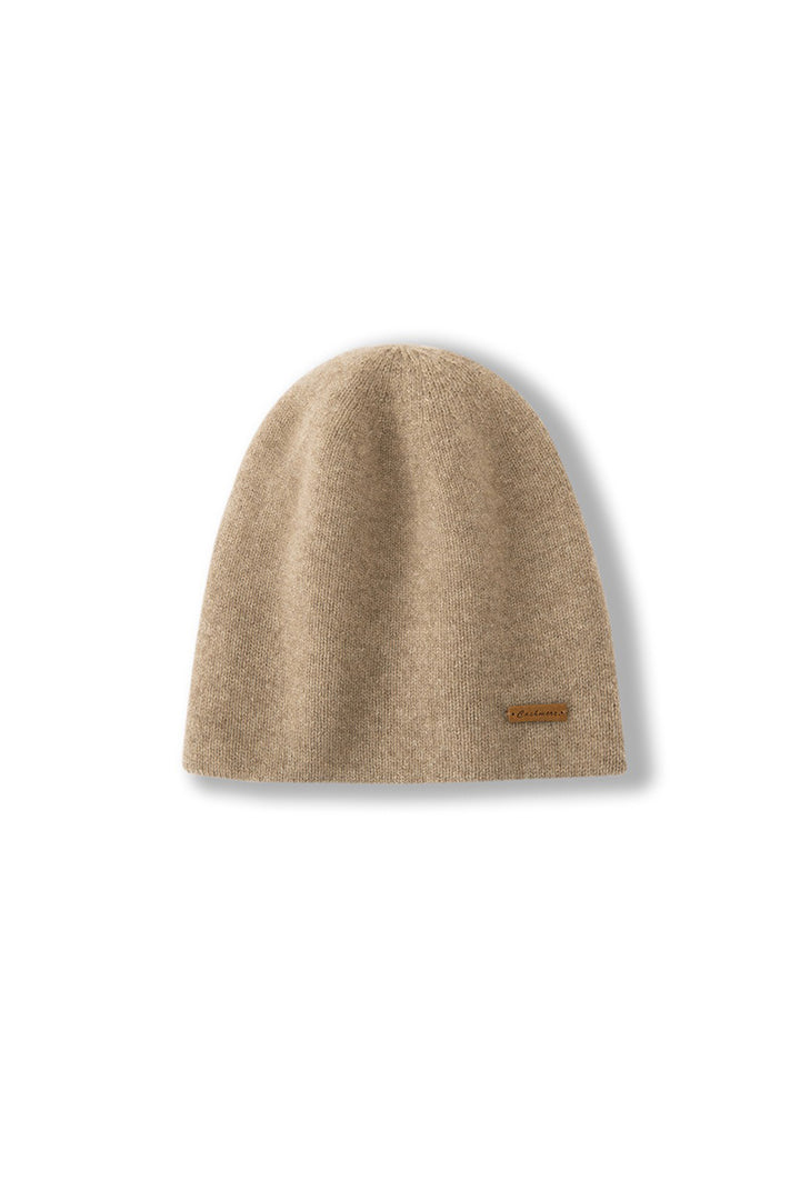 Cashmere Crochet Slouchy Beanie  Fibflx