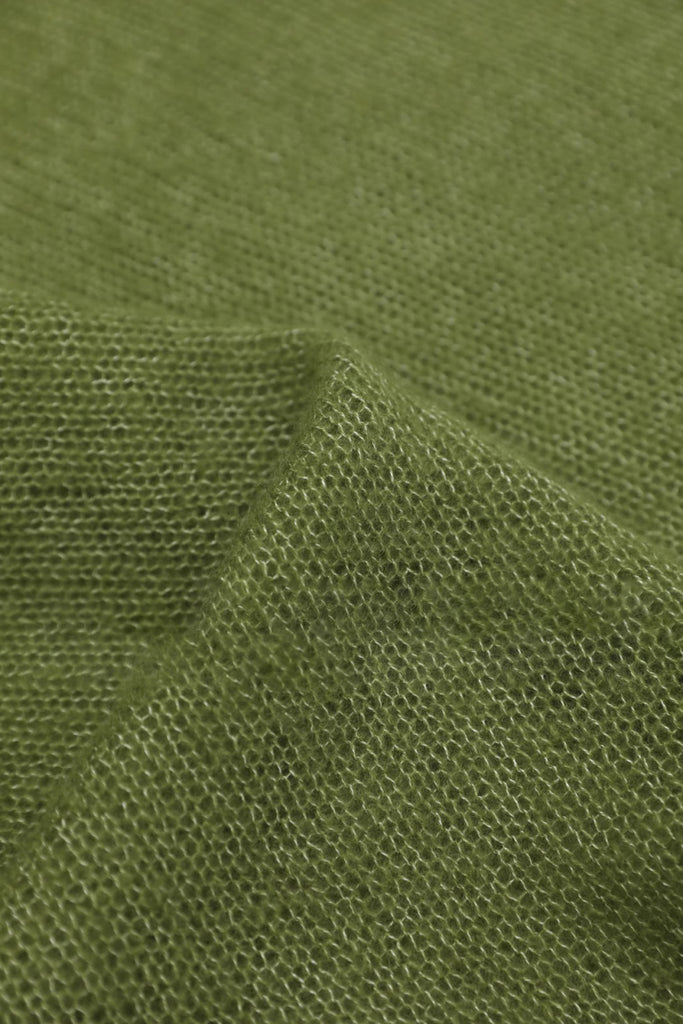 Cashmere-Silk Open Knit Off-The-Shoulder Sweater  Fibflx