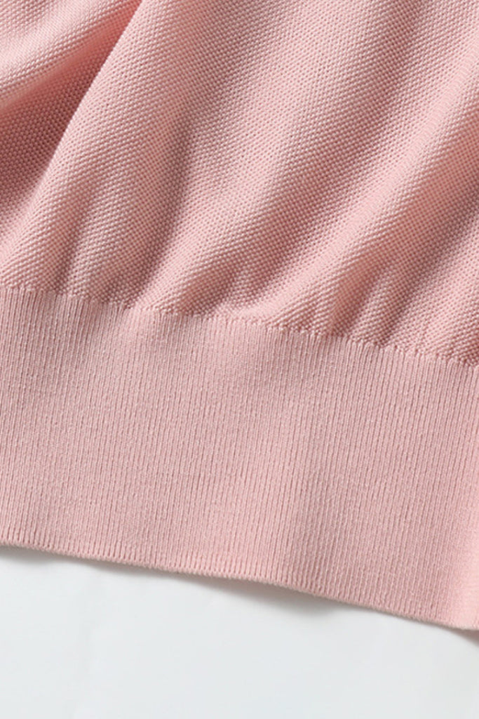 Casual Cinched Waist Short Sleeves Polo Shirt  Fibflx