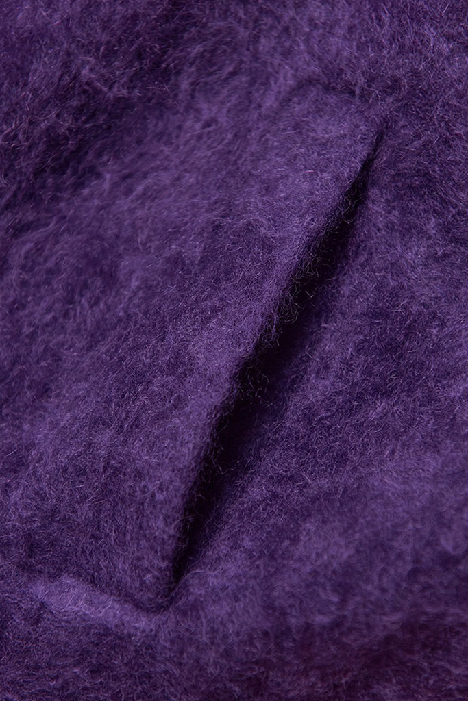 Chunky Brushed Cashmere Double-Zip Hooded Jacket  Fibflx