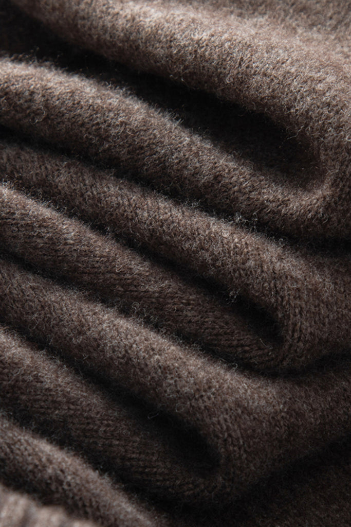 Chunky Wool Long Sleeve Turtleneck Maxi Sweater Dress  Fibflx