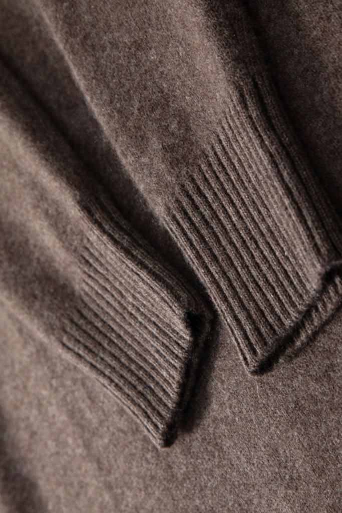 Chunky Wool Long Sleeve Turtleneck Maxi Sweater Dress  Fibflx