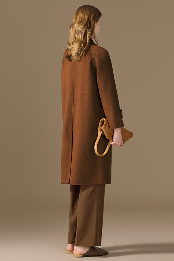 Classic Handcrafted Double-Faced Cashmere Overcoat  Fibflx
