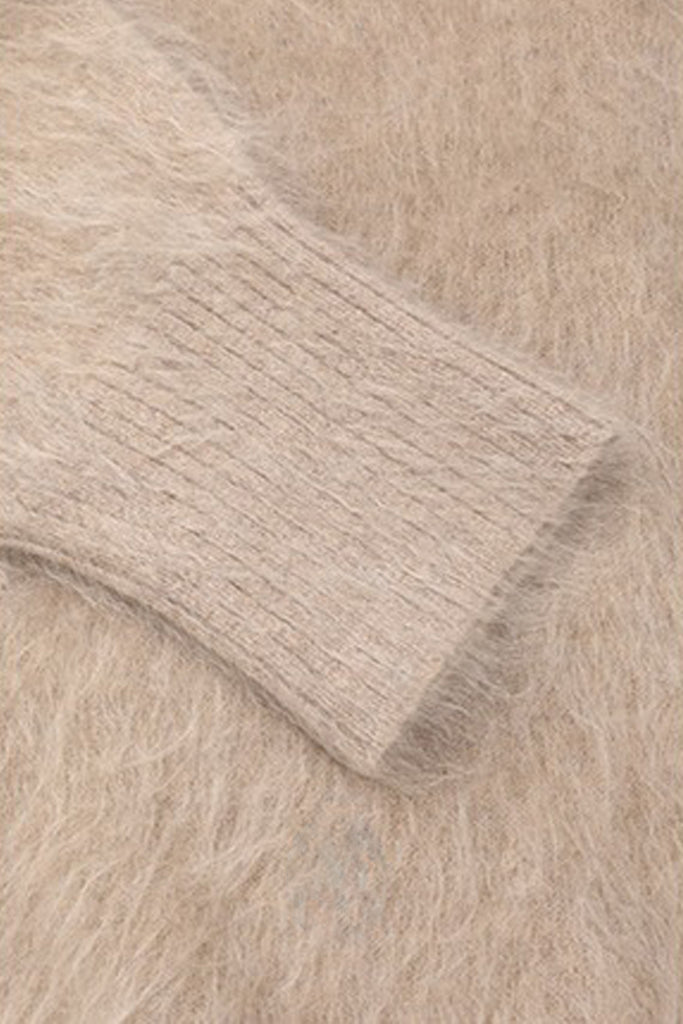 Cloud Soft Brushed Cashmere Double-Zip Cardigan  Fibflx