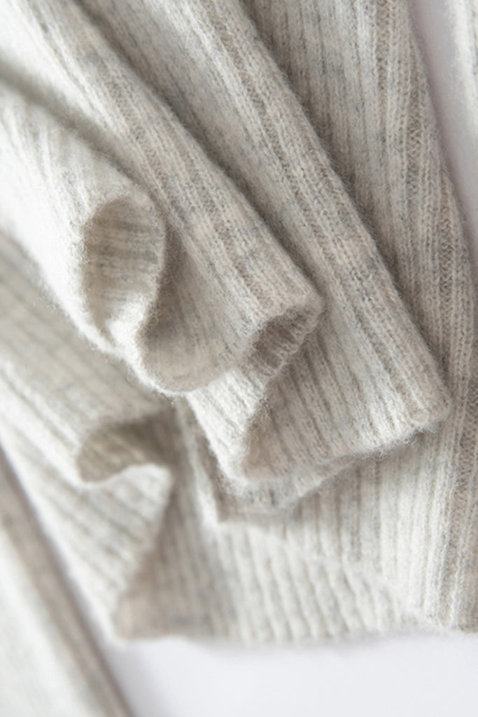 Cloud-Soft Cashmere Off-The-Shoulder Sweater  Fibflx