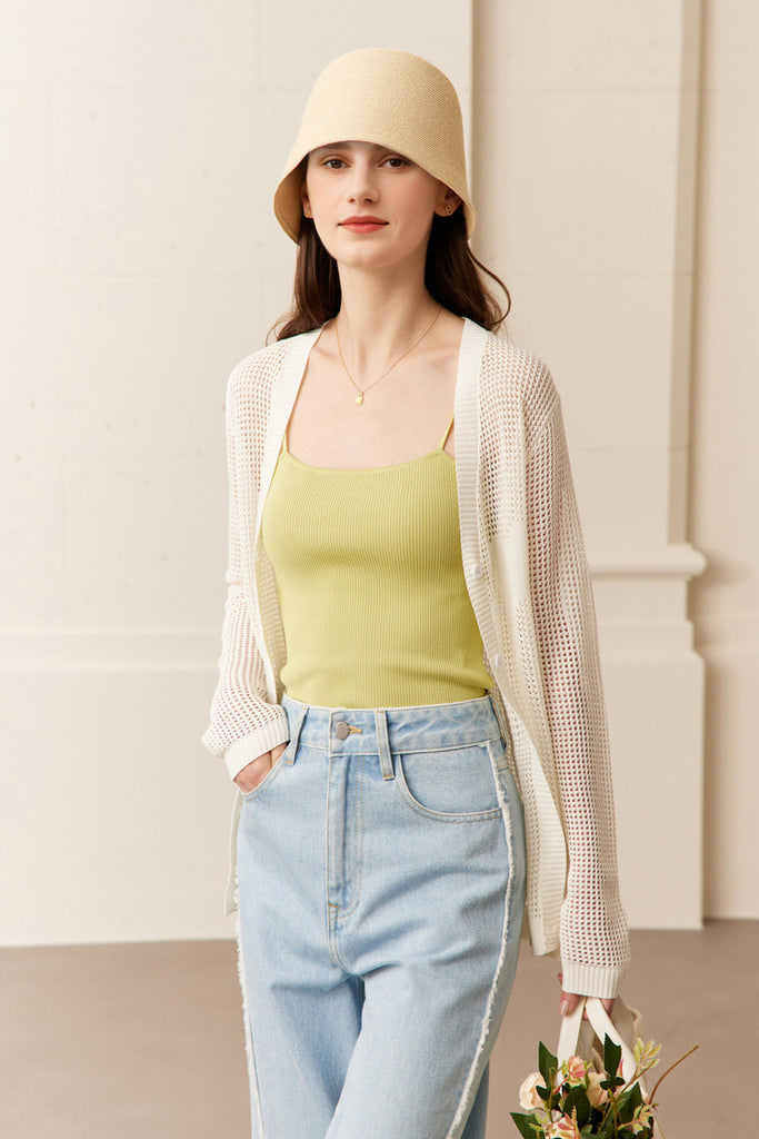 Crochet Long Sleeve Top  Fibflx