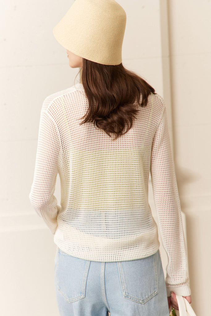 Crochet Long Sleeve Top  Fibflx