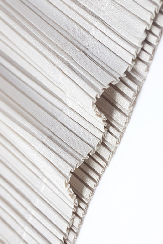 Designer-Inspired Pleated Elbow-Sleeve Polo Shirt  Fibflx