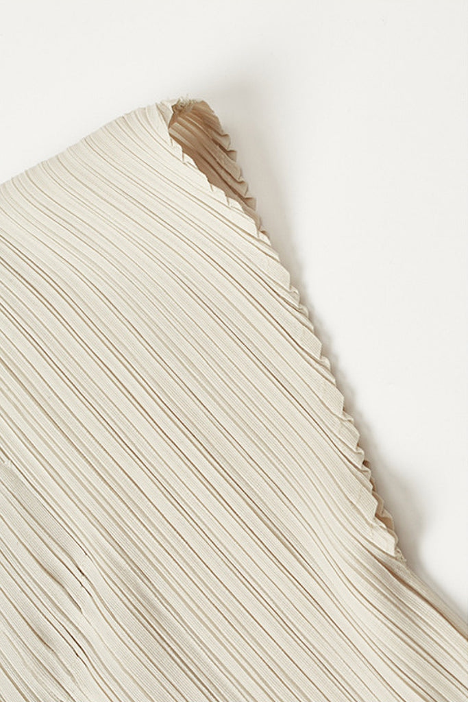 Designer Inspired Pleated Cap-Sleeve Midi Dress  Fibflx