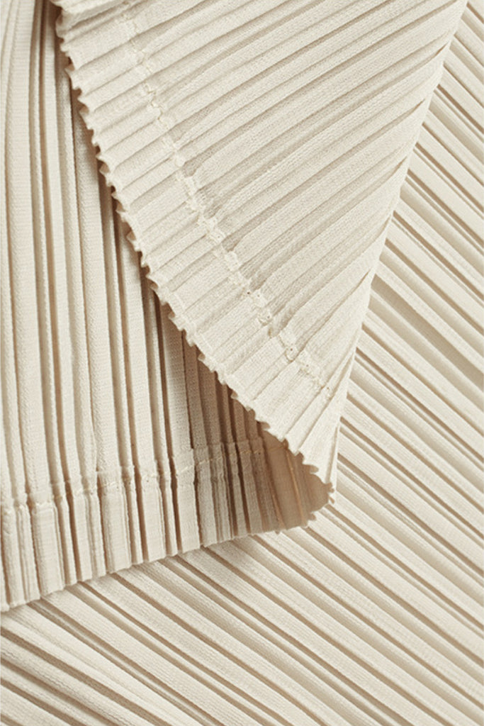 Designer Inspired Pleated Cap-Sleeve Midi Dress  Fibflx