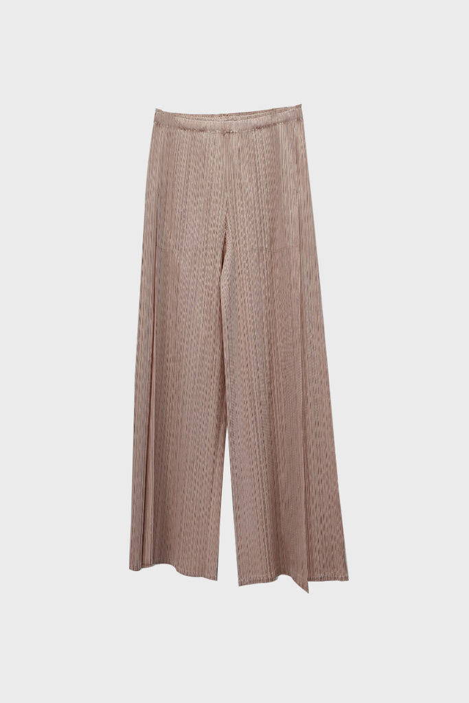 Designer Inspired Pleated Wide-Leg Cropped Pants Innocence Pink / One Size (Flexible fit for US 0–6 Fibflx