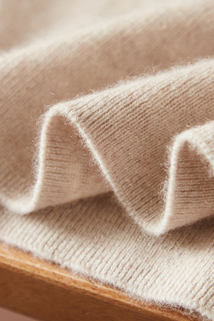 Elegant 100 Cashmere Off-the-Shoulder Sweater  Fibflx