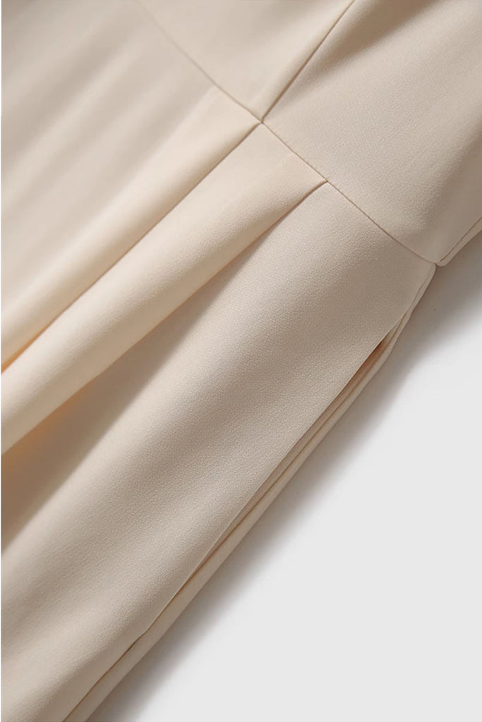 Elegant Acetate Sleeveless Fit & Flare Midi Dress  Fibflx