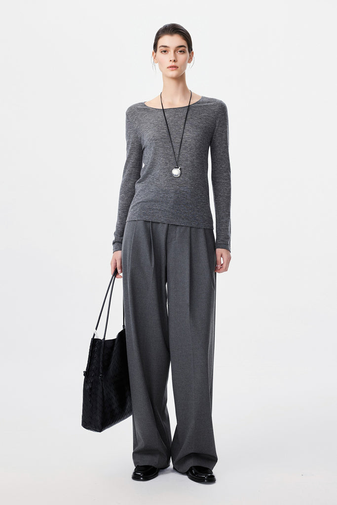 Featherlight Air-Spun Merino Boatneck Base Layer  Fibflx