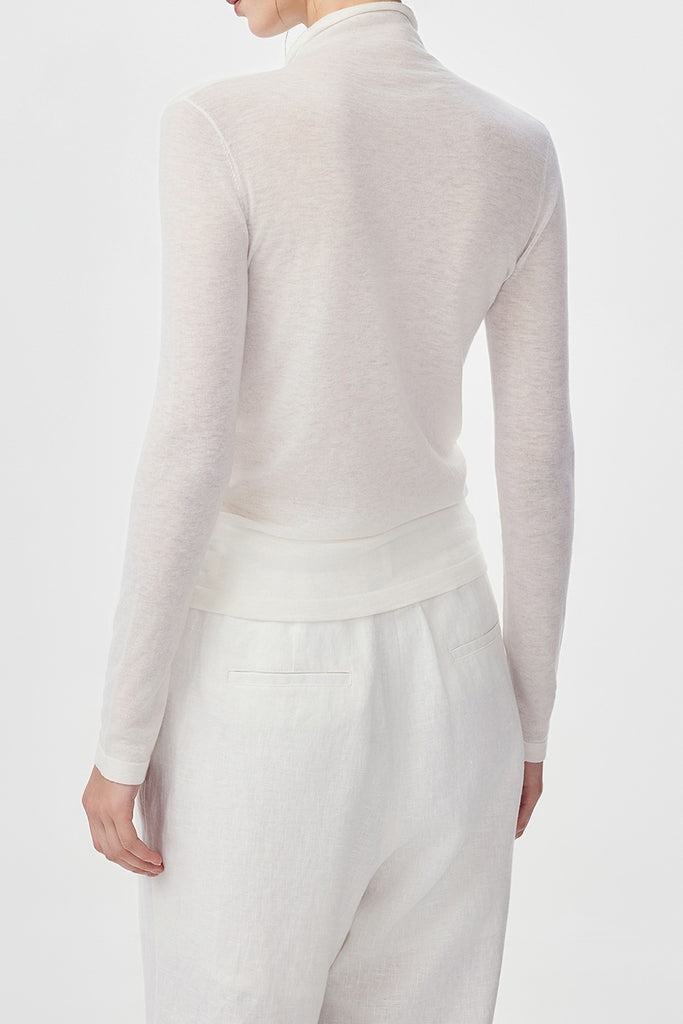 Featherlight Air-Spun Merino Turtleneck Base Layer  Fibflx