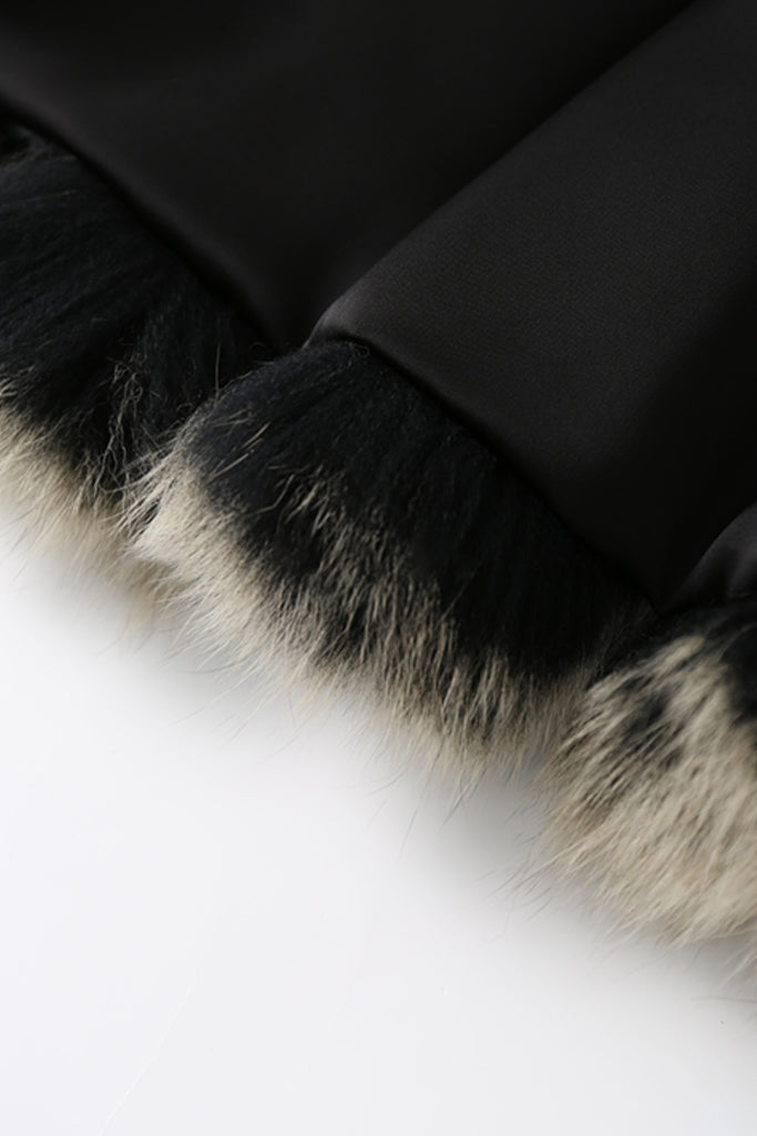 Finnish Fox Fur Vest ¨C Short Stand-Collar Real Fur Gilet  Fibflx