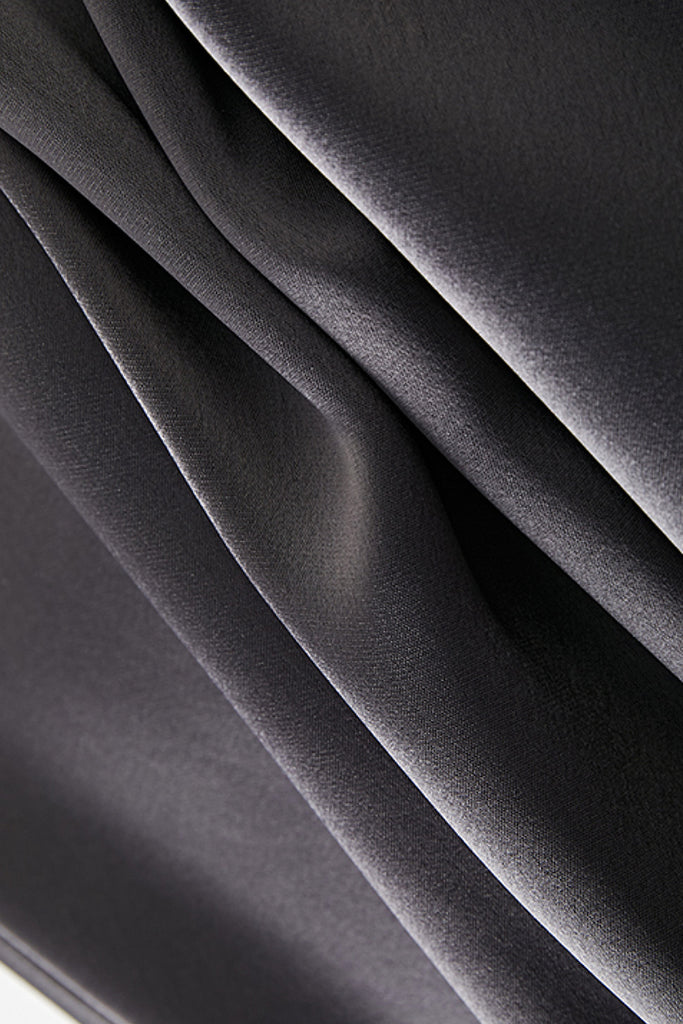 Flowy Satin Slip Mermaild Midi Skirt  Fibflx