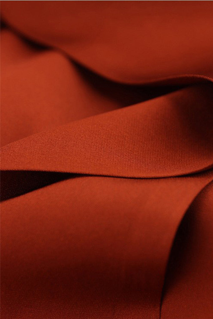 French Silk V-Neck Long-Sleeve Ribbon Blouse  Fibflx