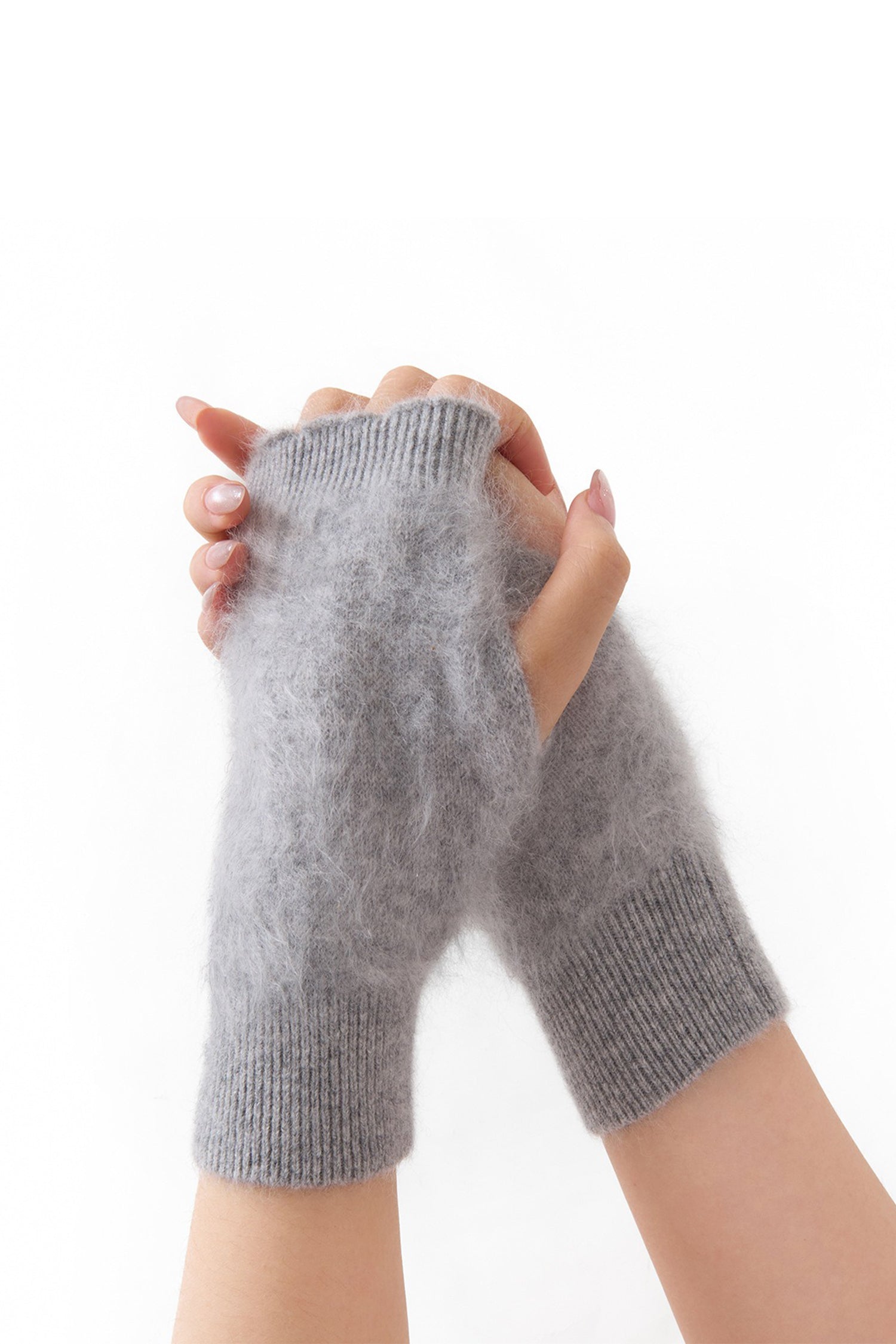 Women¡¯s Brushed Cashmere Fingerless Gloves | Soft Winter Comfort
