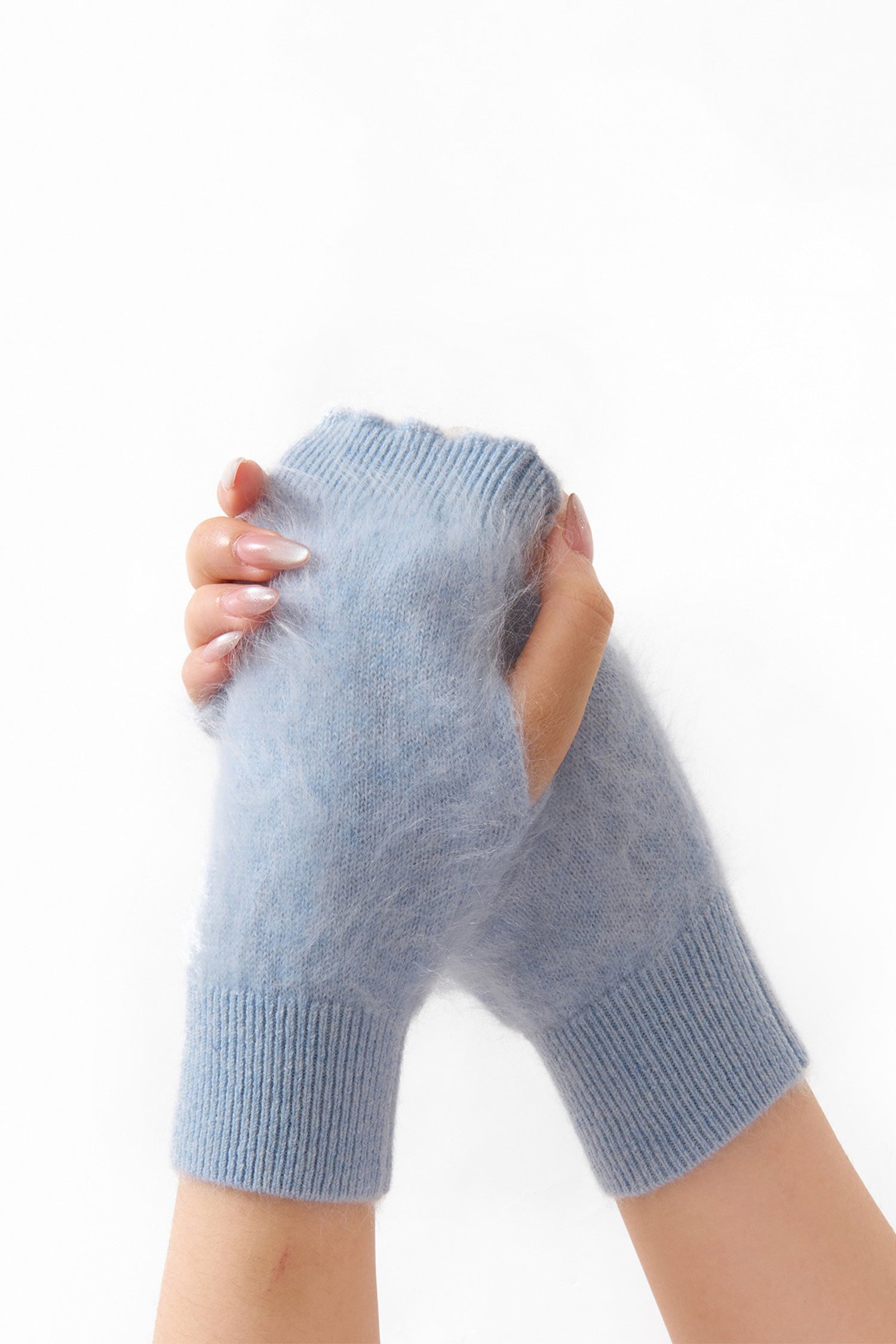 Women¡¯s Brushed Cashmere Fingerless Gloves | Soft Winter Comfort