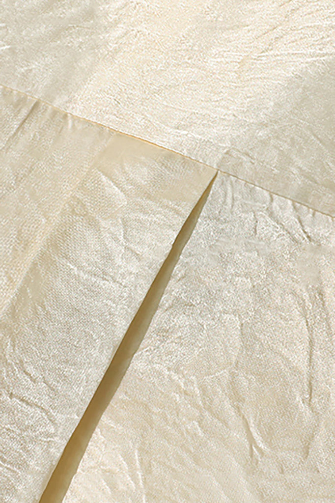 Hammered Satin Long-Sleeve Button-Down Shirt  Fibflx