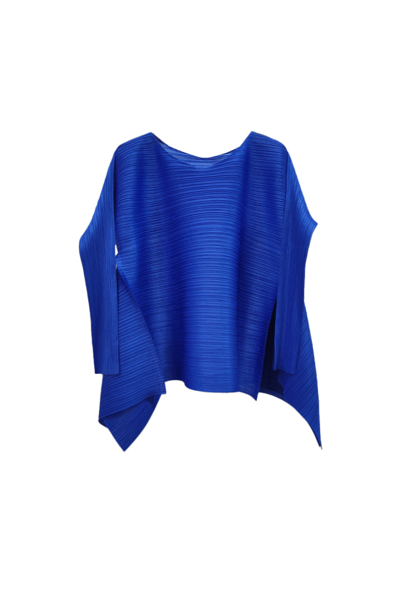 Designer Inspired Pleated Asymmetrical Top | FIBFLX