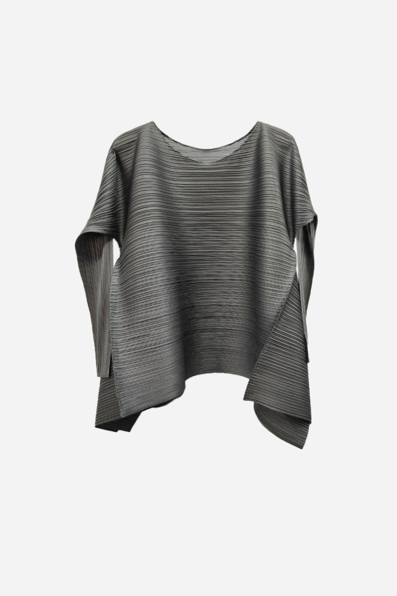 Designer Inspired Pleated Asymmetrical Top | FIBFLX