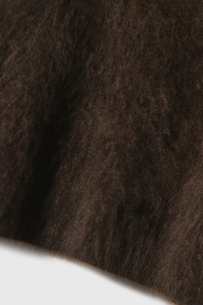 Italian-Made Brushed Cashmere Crewneck Sweater  Fibflx