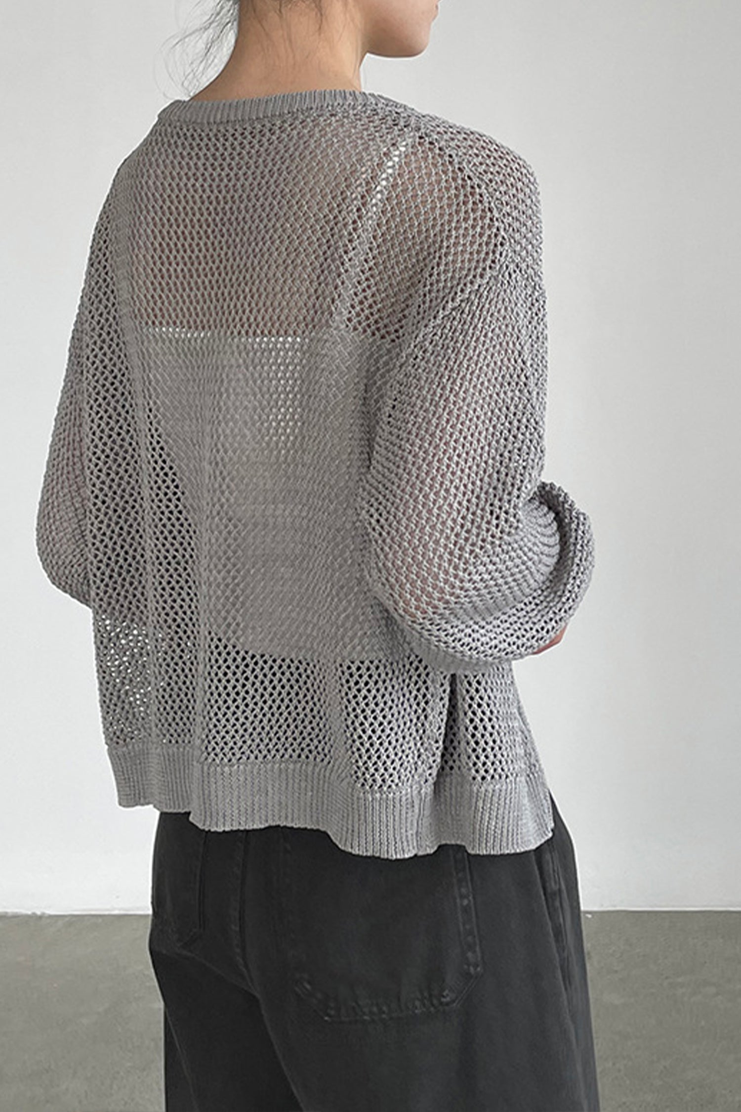 Crochet Cardigan Sweater | Lightweight Double Zip Cardigan | Fibflx