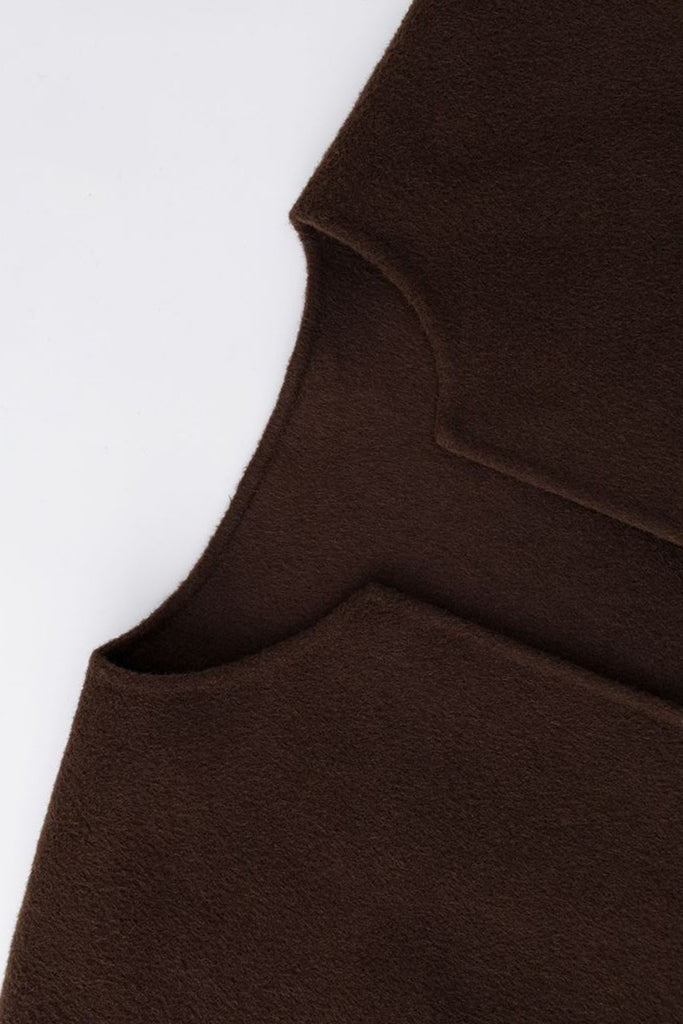 Luxe Embroidered Wool-Cashmere Double-Faced Cape  Fibflx