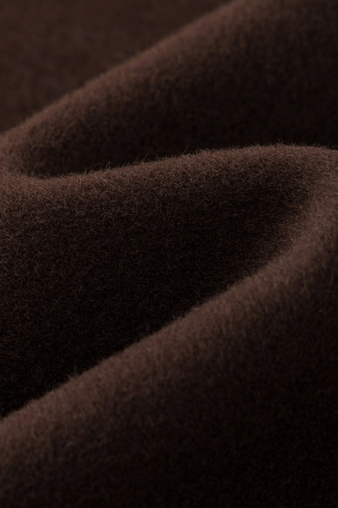 Luxe Embroidered Wool-Cashmere Double-Faced Cape  Fibflx