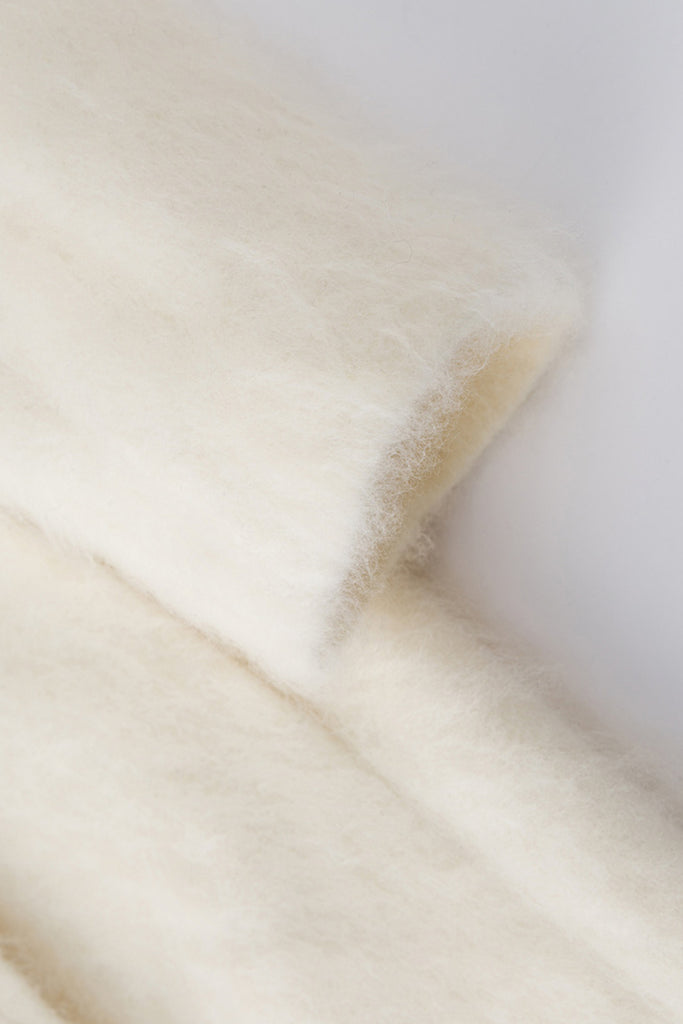 Luxe Handmade Brushed Wool Belted Wrap Coat  Fibflx