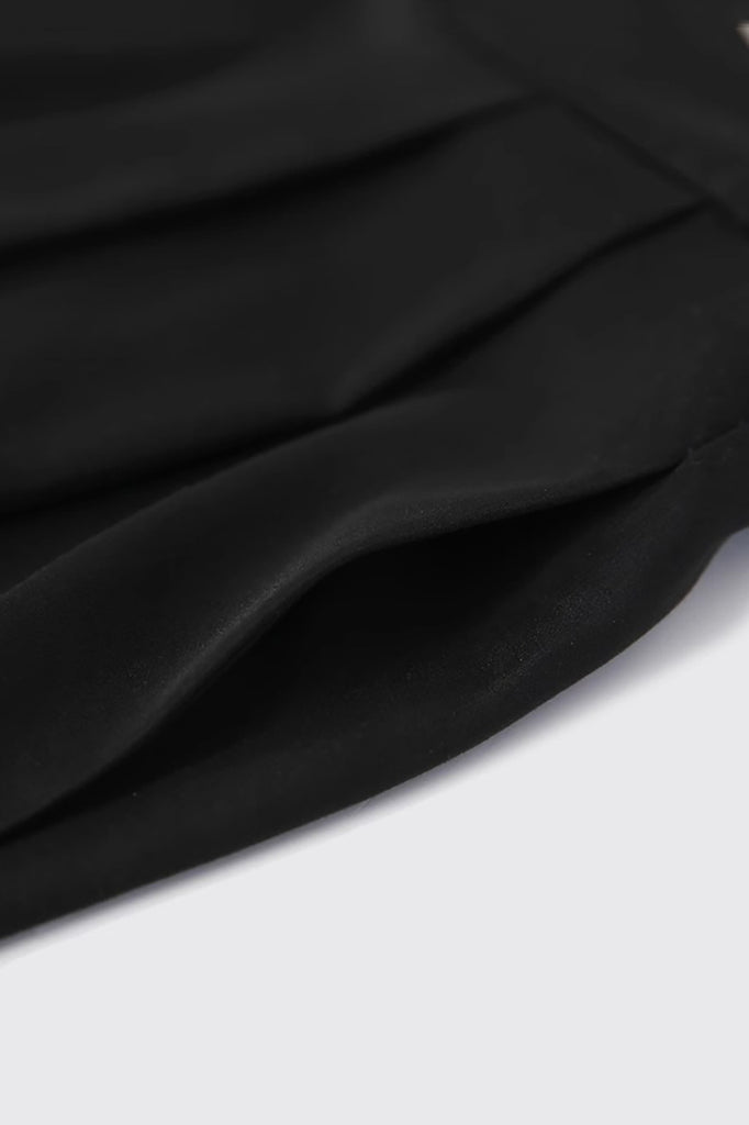 Lyocell Pleated Cropped Wide-Leg Pants  Fibflx