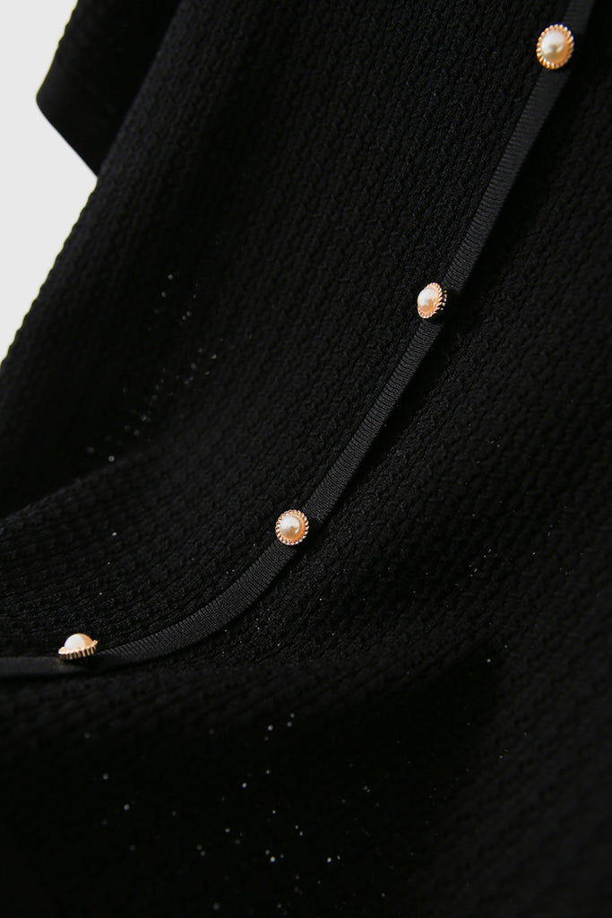 Machine Washable Silk Blend Short-Sleeve Knit Top  Fibflx