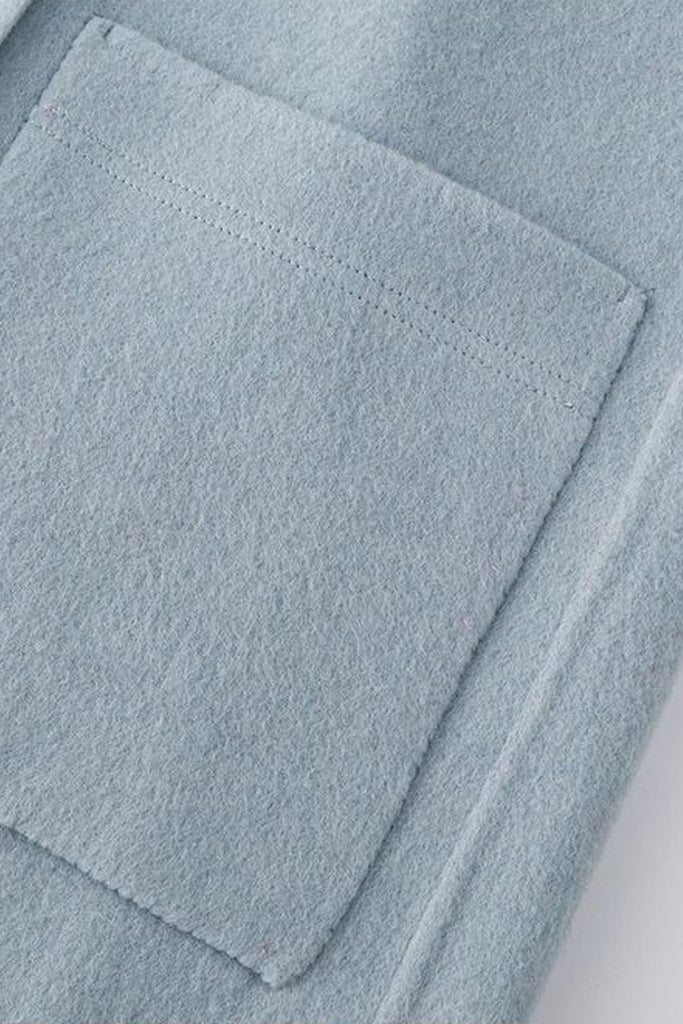 Minimalist Double-Breasted Wool-Cashmere Coat  Fibflx