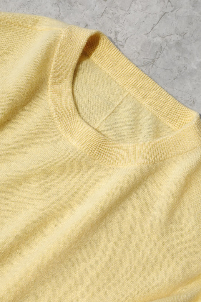 Oversized Cashmere 3/4 Sleeve Sweater T-Shirt  Fibflx