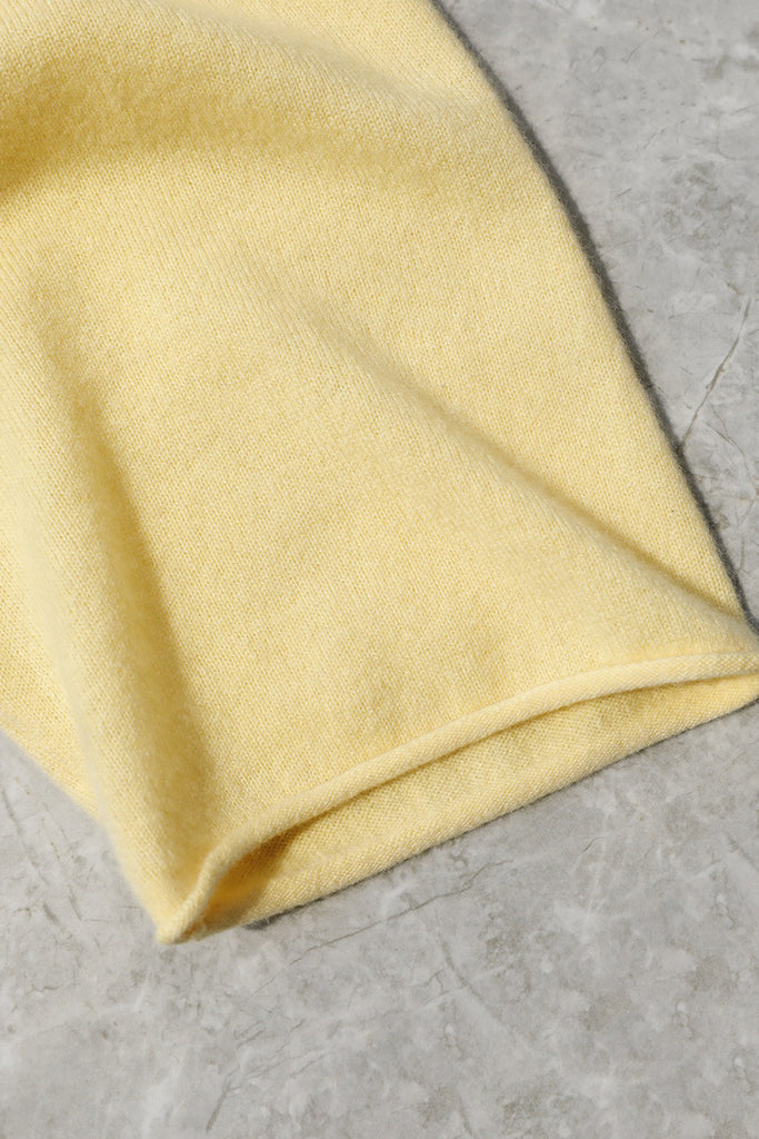 Oversized Cashmere 3/4 Sleeve Sweater T-Shirt  Fibflx