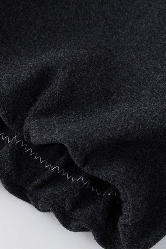 Oversized Wool-Cashmere One-Button Jacket  Fibflx