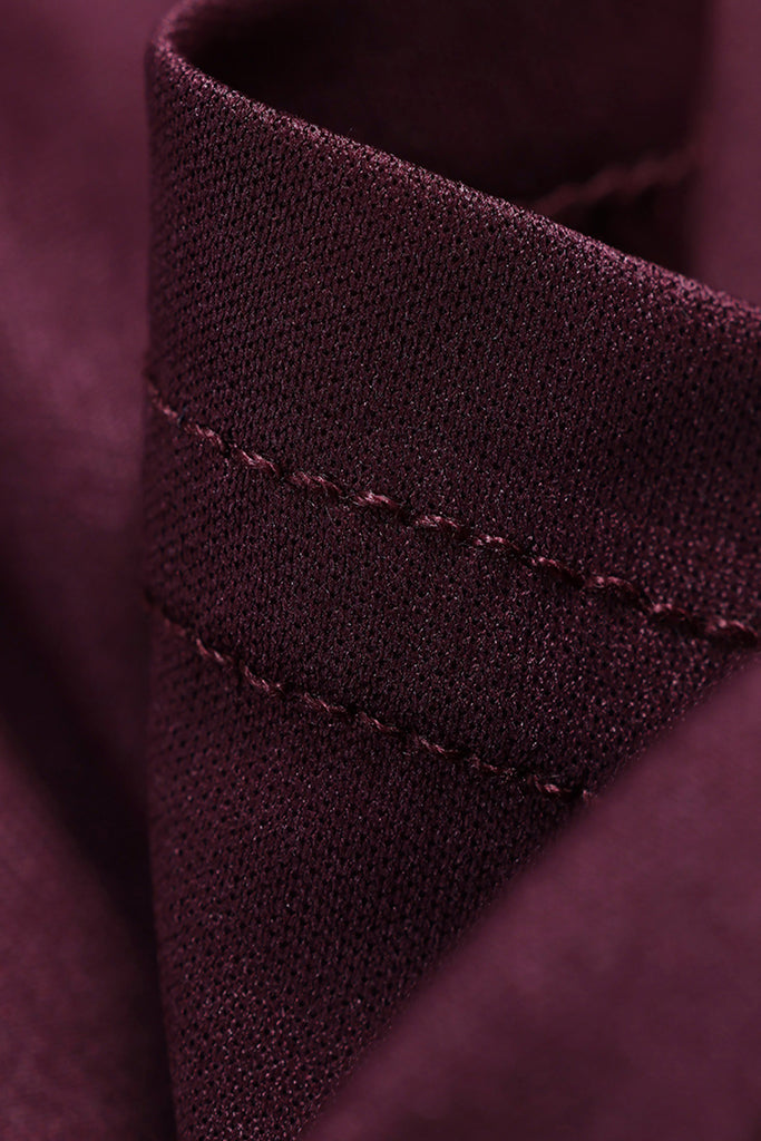 Purple Velvet Long Sleeve Lace V-Neck Maxi Dress  Fibflx