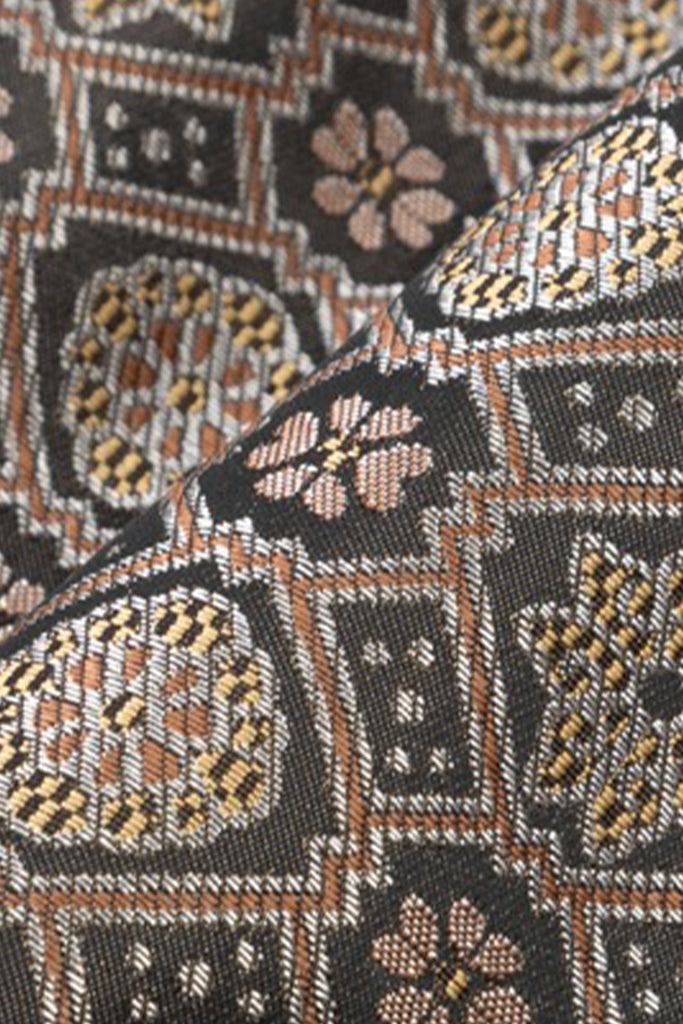 Reversible Mink Fur Jacquard Vest in Black  Fibflx