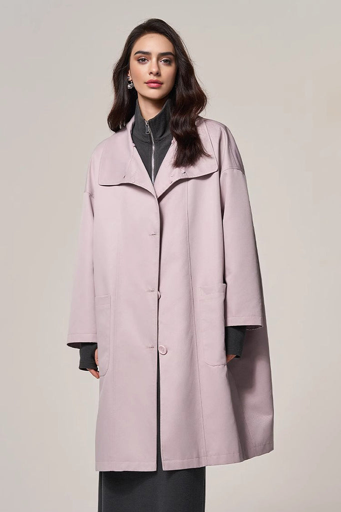 Rex Rabbit Fur Lined Shawl Collar Parka Coat with Detachable Fox Fur Collar  Fibflx