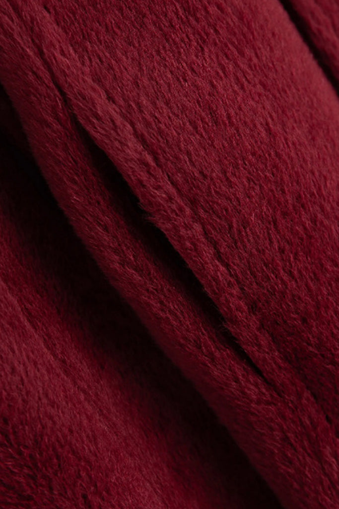 Royal Baby Suri Alpaca Wool Long Belted Coat  Fibflx