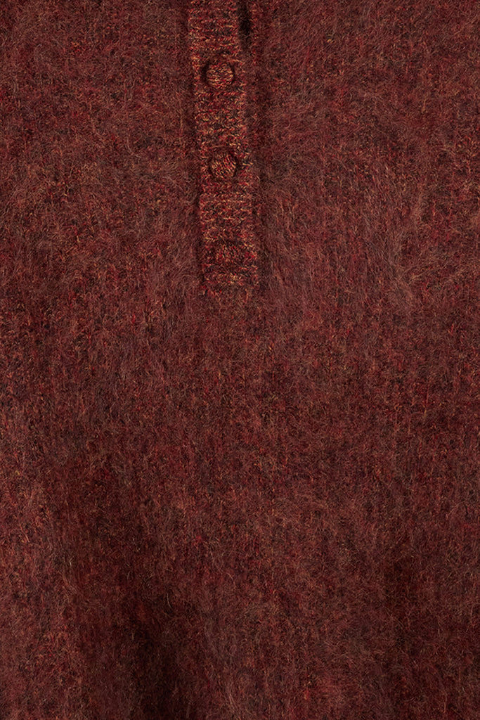 Supersoft Brushed Cashmere Marled Sweater Hoodie  Fibflx