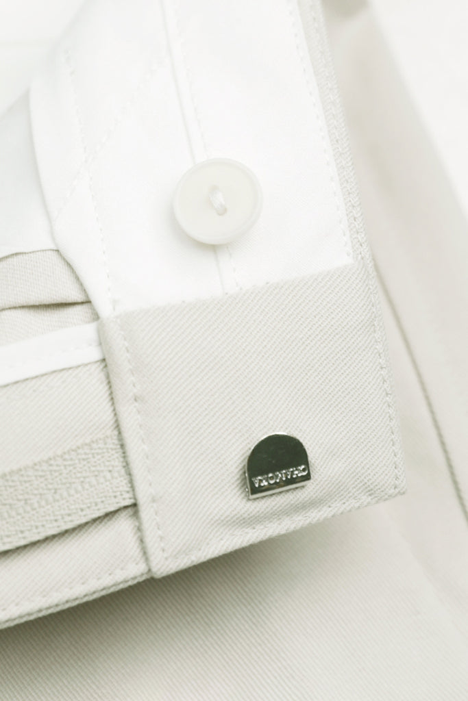 Tailored Wide-Leg Pleated Cropped Pants  Fibflx