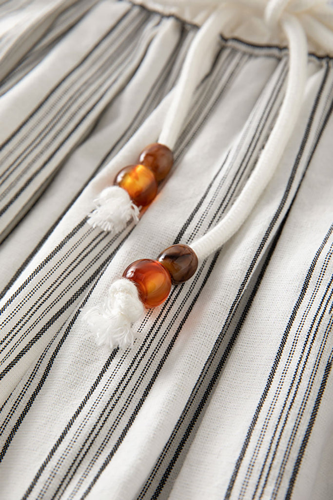 Textured Striped Wide-Leg Palazzo Pants  Fibflx